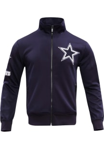 Pro Standard Dallas Cowboys Mens Navy Blue Classic Track Track Jacket