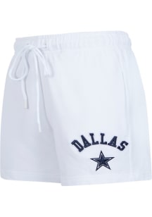 Pro Standard Dallas Cowboys Womens White Classic Shorts