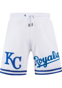 Pro Standard Kansas City Royals Mens White Chenille Shorts