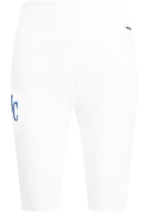 Pro Standard Kansas City Royals Womens White Classic Bike Shorts