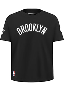 Pro Standard Brooklyn Nets Youth Black Classic Chenille Short Sleeve T-Shirt