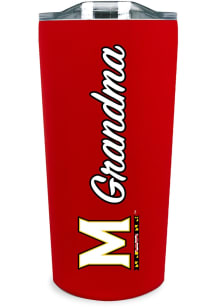 Red Maryland Terrapins 18oz Grandma Soft Touch Stainless Steel Tumbler