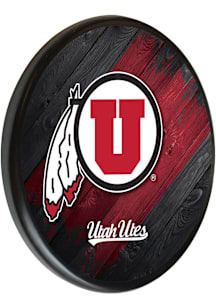 Utah Utes Printed Sign - Black