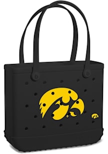 Iowa Hawkeyes Black Medium Bogg Bag Tote