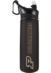 Black Purdue Boilermakers 24oz Tritan Plastic Water Bottle
