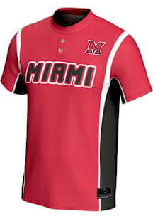 ProSphere Miami RedHawks Mens Red Rival Softball Baseball Jersey