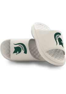 iSlide Motive Michigan State Spartans Mens Slides - White