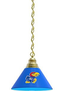Kansas Jayhawks Single Gold Billiard Lamp