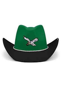 Forever Collectibles Philadelphia Eagles Kelly Green Two-Tone Cowboy Hat Mens Bucket Hat