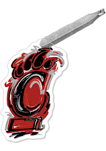 Cincinnati Bearcats Justin Patton Logo Ornament - Red