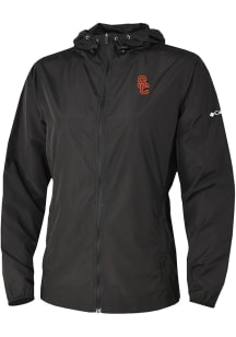 Womens USC Trojans Black Columbia Heat Seal Prodigy Light Weight Jacket