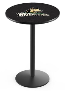 Wright State Raiders Black Round Base Pub Table
