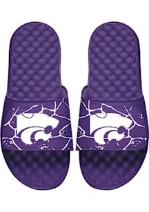 K-State Wildcats iSlide Primary 3 Pack Lifestyle Sock Mens Slides