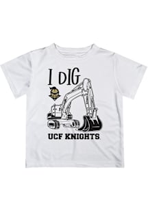 Vive La Fete UCF Knights Infant Excavator Short Sleeve T-Shirt White