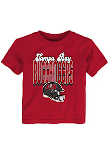 Tampa Bay Buccaneers Toddler Crimson Tall Boy Short Sleeve T-Shirt