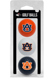 Auburn Tigers 3 Pack Golf Balls