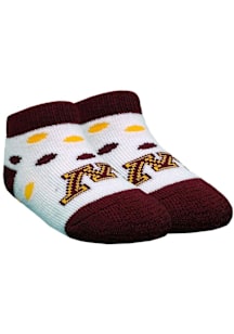 Minnesota Golden Gophers  Baby Quarter Socks