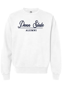 Womens Penn State Nittany Lions White Summit Sportswear Alumni Crew Sweatshirt