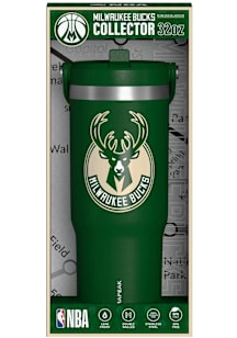 Milwaukee Bucks 32oz Collectors Nomad Stainless Steel Bottle - Green