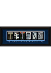 Tennessee Titans 8x20 framed letter art Framed Posters