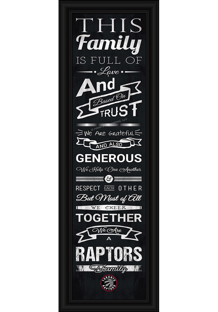 Toronto Raptors 8x24 Framed Posters