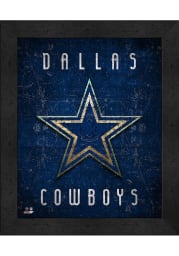 Dallas Cowboys 12x16 Retro Logo Wall Art