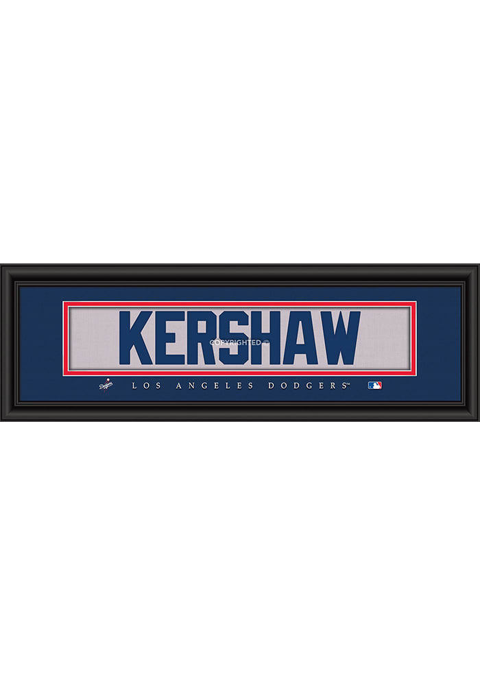 Clayton Kershaw Los Angeles Dodgers 8x24 Framed Posters