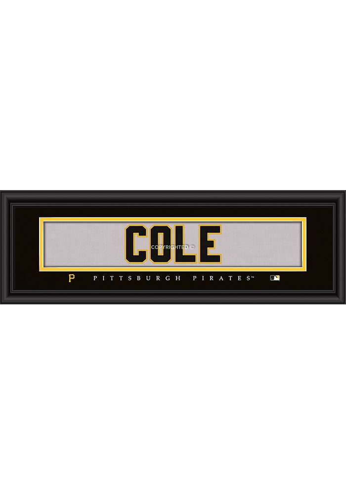 Gerrit Cole Pittsburgh Pirates 8x24 Framed Posters