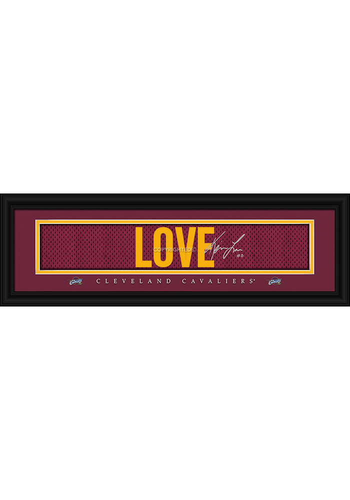 Kevin Love Cleveland Cavaliers 8x24 Signature Framed Posters