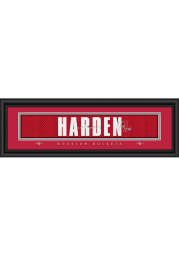 James Harden Houston Rockets 8x24 Signature Framed Posters