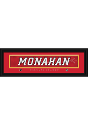 Sean Monahan Calgary Flames 8x24 Signature Framed Posters