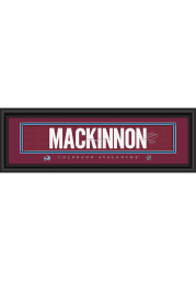 Nathan MacKinnon Colorado Avalanche 8x24 Signature Framed Posters