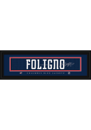 Nick Foligno Columbus Blue Jackets 8x24 Signature Framed Posters