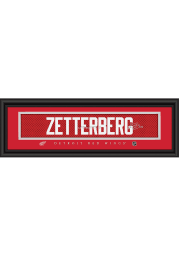 Henrik Zetterberg Detroit Red Wings 8x24 Signature Framed Posters