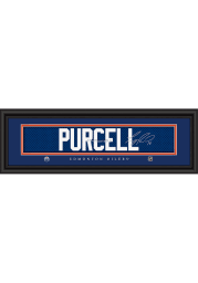 Teddy Purcell Edmonton Oilers 8x24 Signature Framed Posters