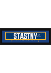 Paul Stastny St Louis Blues 8x24 Signature Framed Posters
