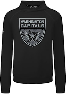 Levelwear Washington Capitals Black Mandate Buckler Long Sleeve T Shirt