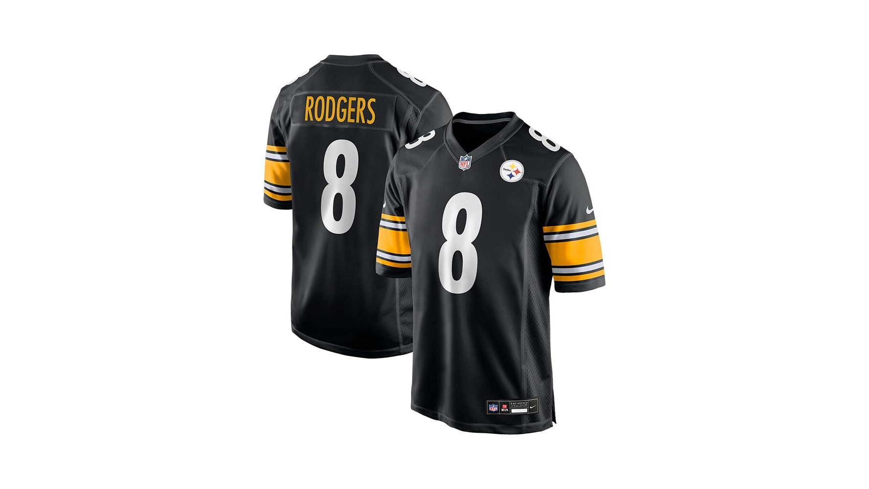 Nfl Steelers Uniforms 2019 Men's Pittsburgh Steelers Aaron Rodgers