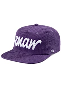 K-State Wildcats Homefield Wordmark Corduroy Mens Snapback - Purple