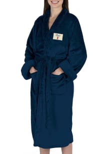 Navy Blue Illinois Fighting Illini Mom Silk Touch Bathrobes