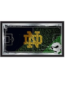 Notre Dame Fighting Irish Soccer Hanging Back Bar Mirror