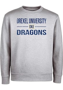 Drexel Dragons Toddler Grey Cruz Long Sleeve Crew Sweatshirt