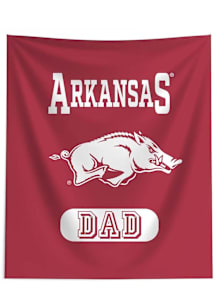 Arkansas Razorbacks Dad 50x60 Tapestry Blanket