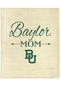 Baylor Bears Mom Silk Touch Fleece Blanket - White