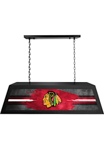 Chicago Blackhawks Long Black Billiard Lamp