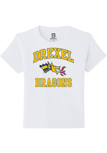 Youth Drexel Dragons White Summit Sportswear No 1 Neutral Short Sleeve T-Shirt
