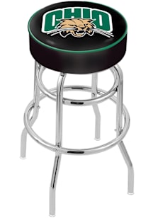 Ohio Bobcats Double-Ring Swivel Pub Stool - Black