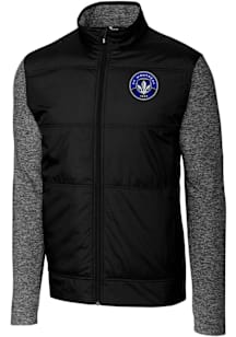 Cutter and Buck Montreal Impact Mens Black Stealth Light Weight Jacket