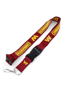 Washington Commanders Team Logo Lanyard - Burgundy