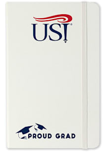 Southern Indiana Screaming Eagles Proud Grad team logo Notebook and Folder - White